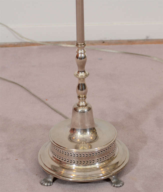 vintage silver lamp