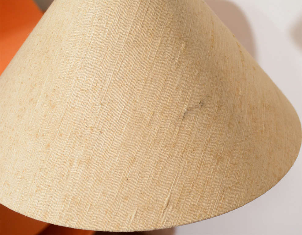 Mid-Century Danish Modern Rosewood Floor Lamp with Original Shade For Sale 5