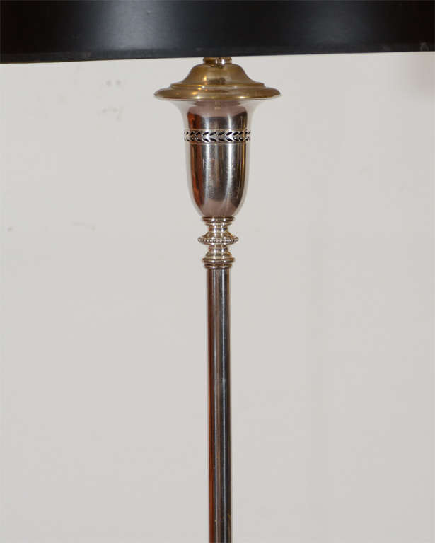 Stunning Retro Silver Floor Lamp image