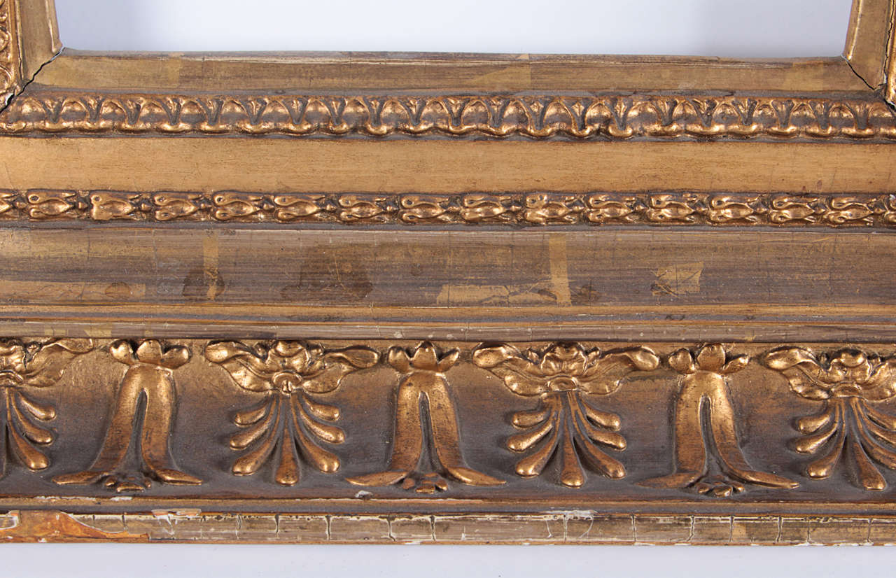 19th Century French Neoclassical Cove Frame For Sale 1