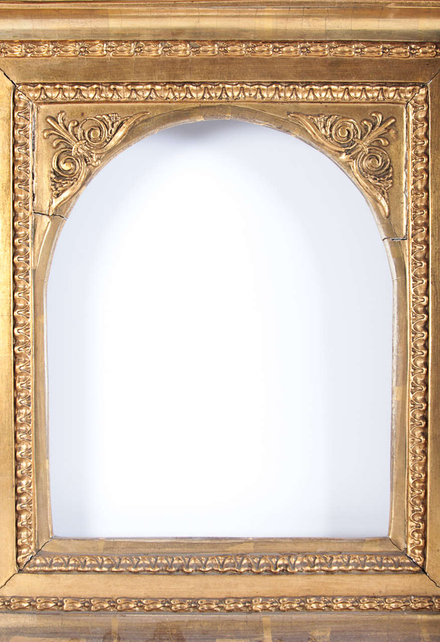 19th Century French Neoclassical Cove Frame For Sale 2