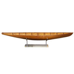 Vintage 1940's Wooden Pond Boat - Nathaniel G. Herreshoff Design