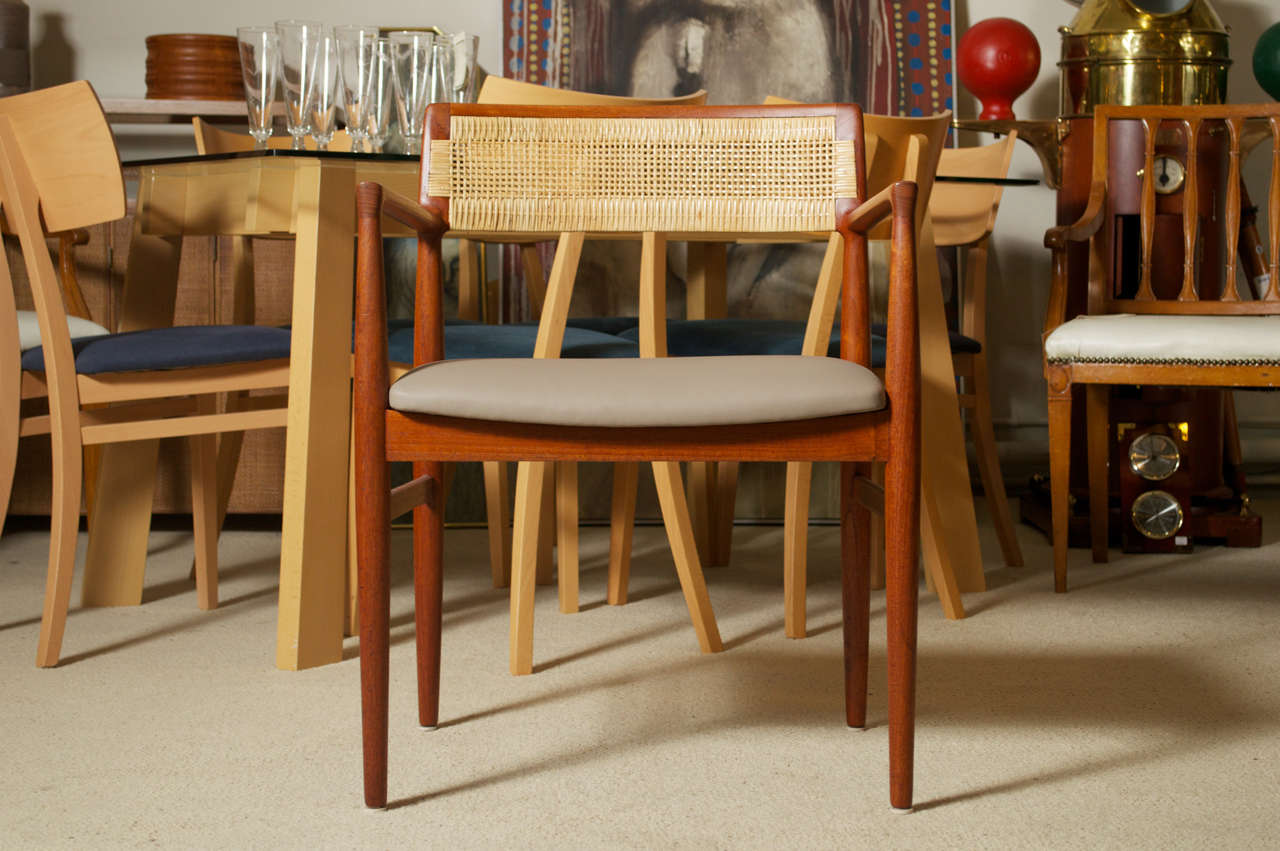 Four Danish Teak dining chairs by Erik Worts for Henrik Worts Mobelsnedkeri 3