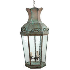 Copper Hanging Lantern