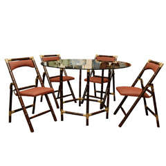 Campaign Style Games Table And Chairs