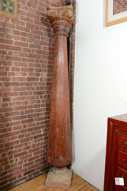 Columns with Stone Base