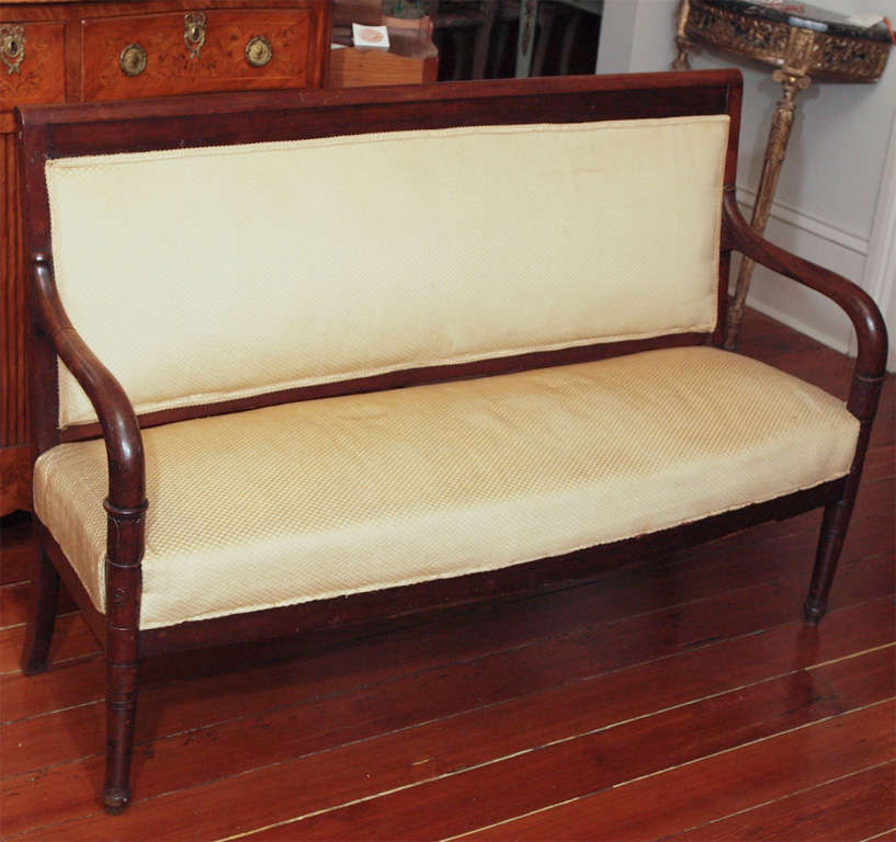 Petite Early Empire Style Settee