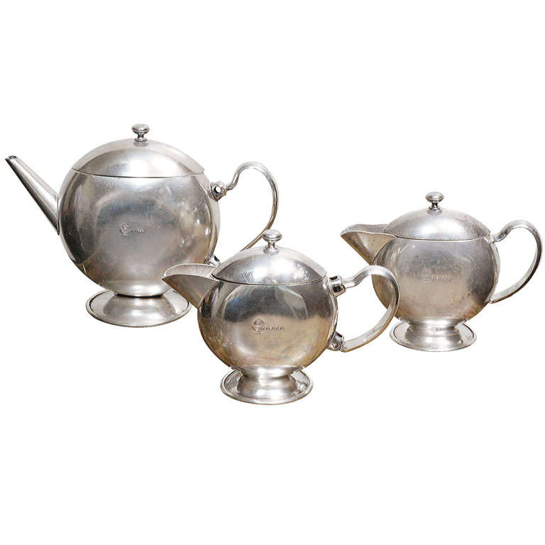 Vintage Chevron Coffee Service