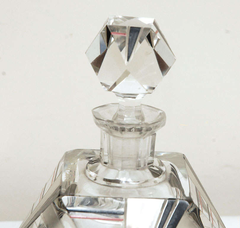 20th Century Czech Art Deco Period Perfume Bottle