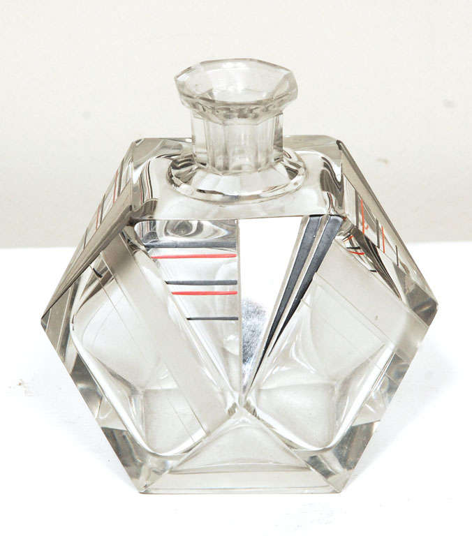 Czech Art Deco Period Perfume Bottle 2