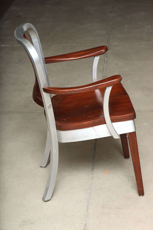20th Century Shaw Walker Arm Chair, Vintage Industrial Original American Made