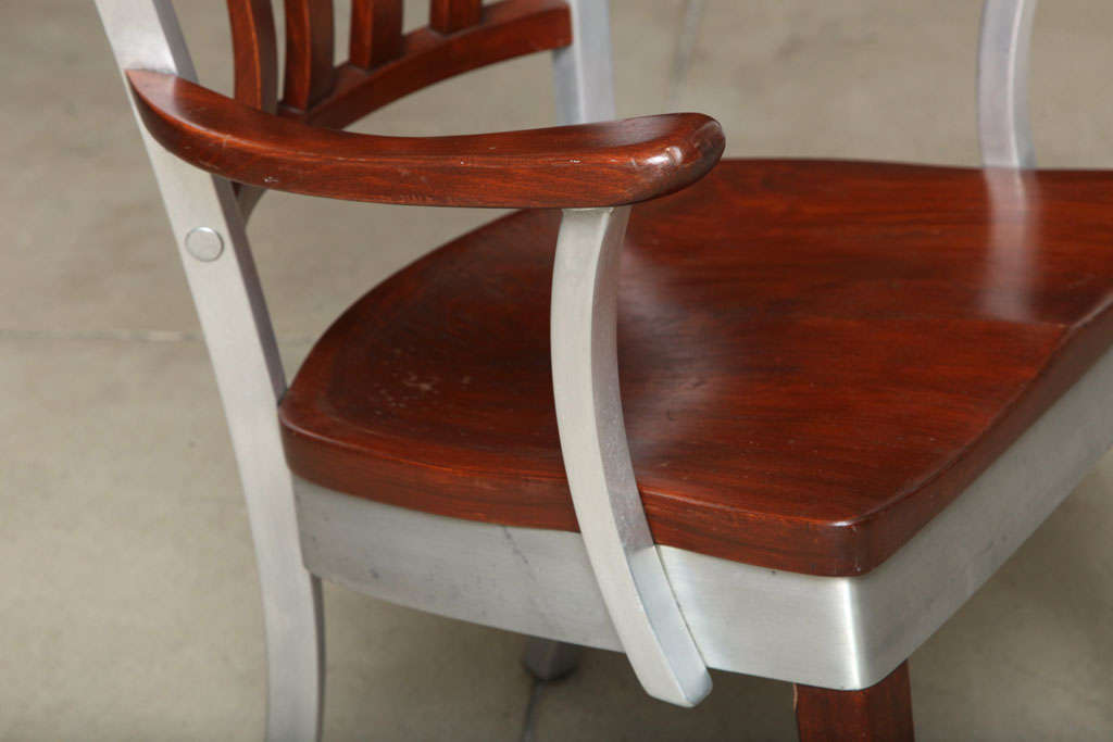 Shaw Walker Arm Chair, Vintage Industrial Original American Made 4