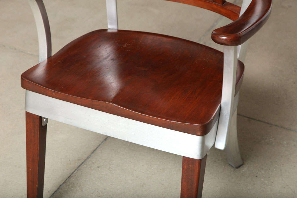 Shaw Walker Arm Chair, Vintage Industrial Original American Made 6