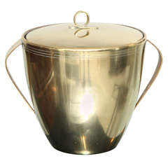 Retro Brass Ice Bucket by Raymor