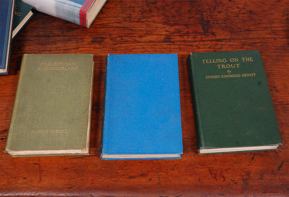 English Collection of Books on Trout Fishing