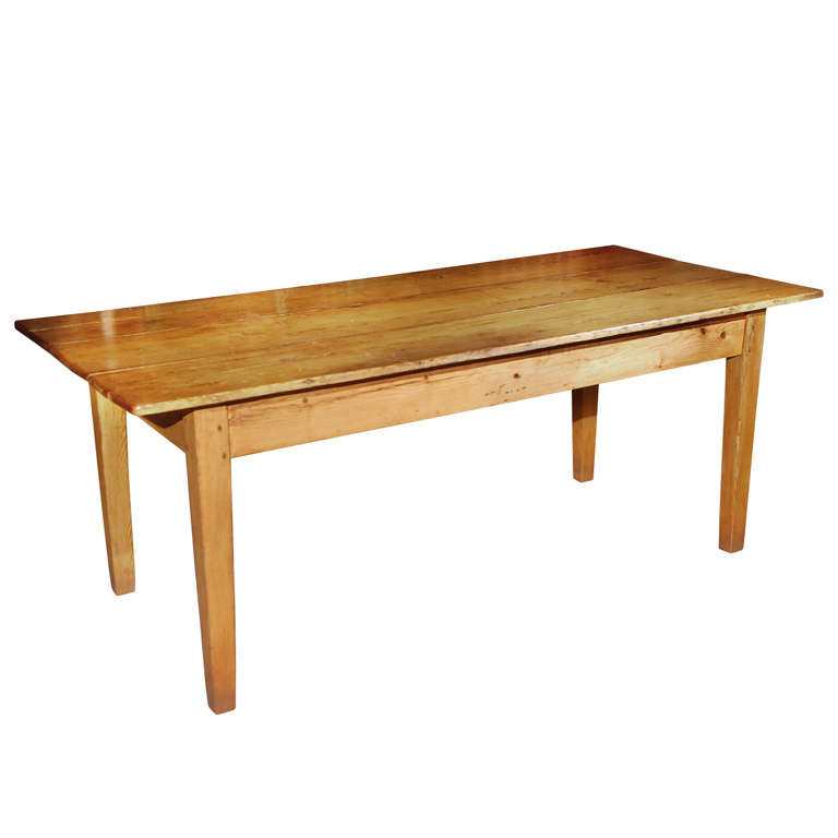 Country Farmhouse Dining Table at 1stDibs