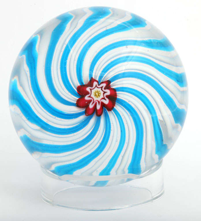 A Fine Antique Clichy Swirl Paperweight
