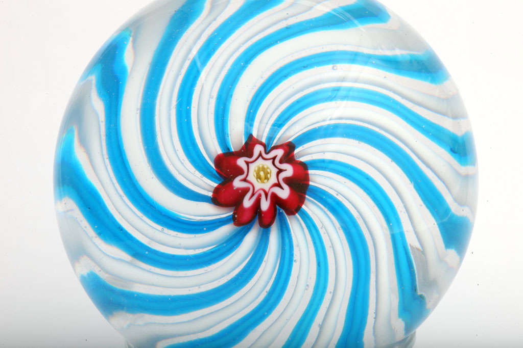 French A Fine Antique Clichy Swirl Paperweight For Sale