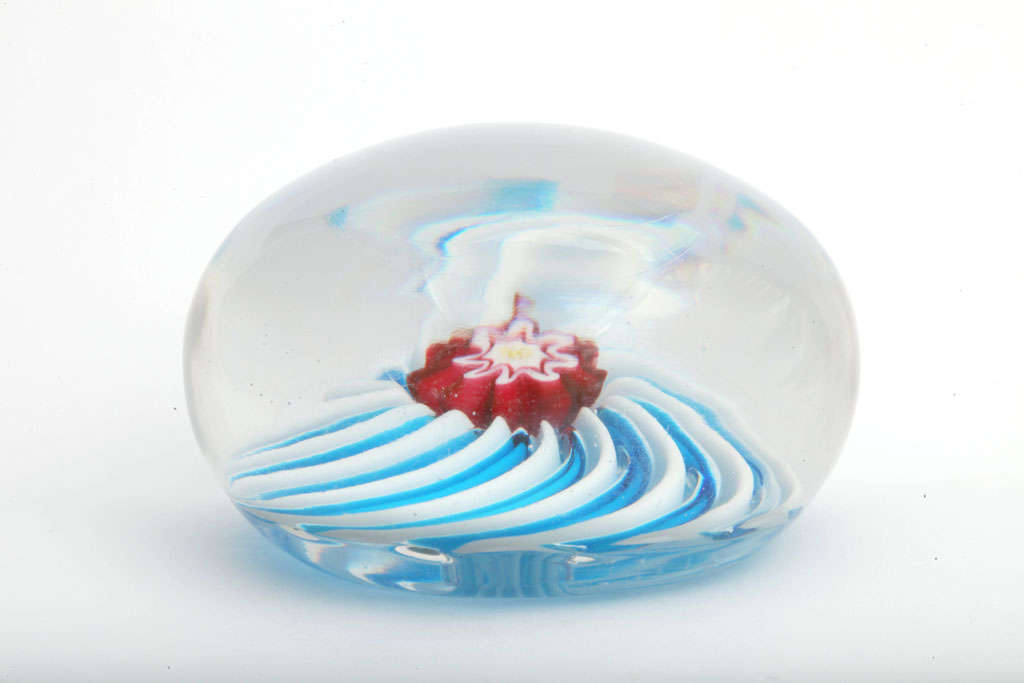 Glass A Fine Antique Clichy Swirl Paperweight For Sale
