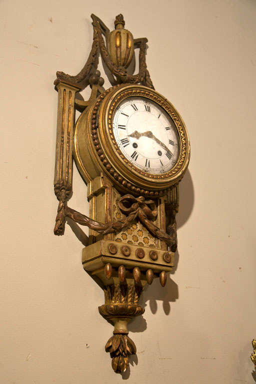 Carved Gilt Wood And Painted Cartel