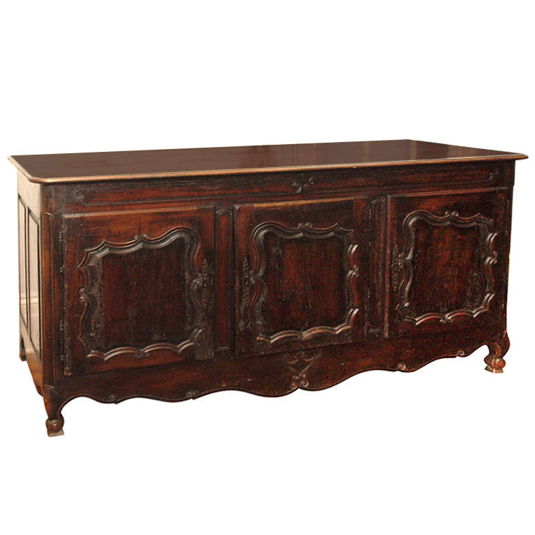 18th Century Regence Walnut Enfilade For Sale