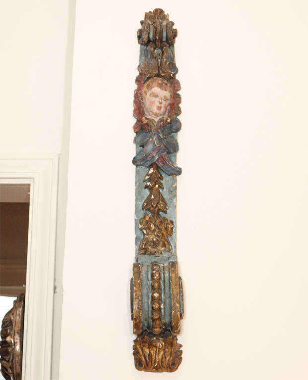 18th Century Pair of Architectural Angels