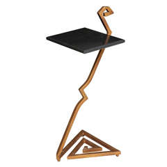 Gilt Metal Side Table