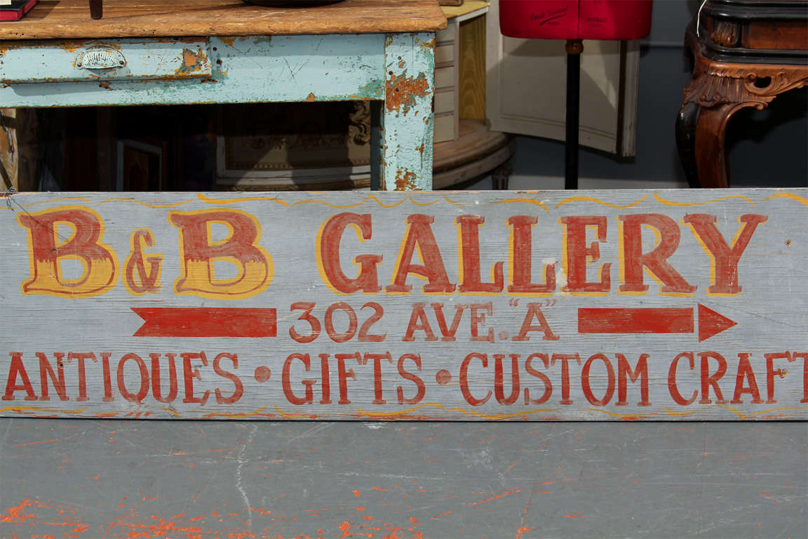 Large Hand-Painted Buffet Line Sign 2