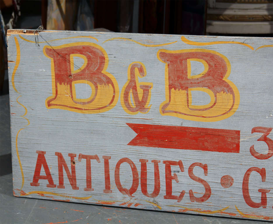 Large Hand-Painted Buffet Line Sign 3