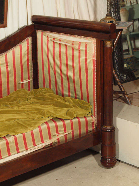 19th Century French Empire Style Day Bed / Sofa