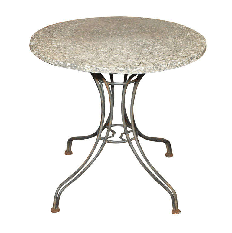 Mid Century Garden Table at 1stDibs