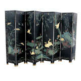 Vintage 8 panel Chinese Cormandel Screen