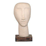 Abstract Head in Marble