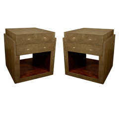 Shagreen Side Tables Night Stands 11