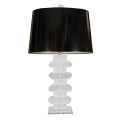 Lucite Table Lamp
