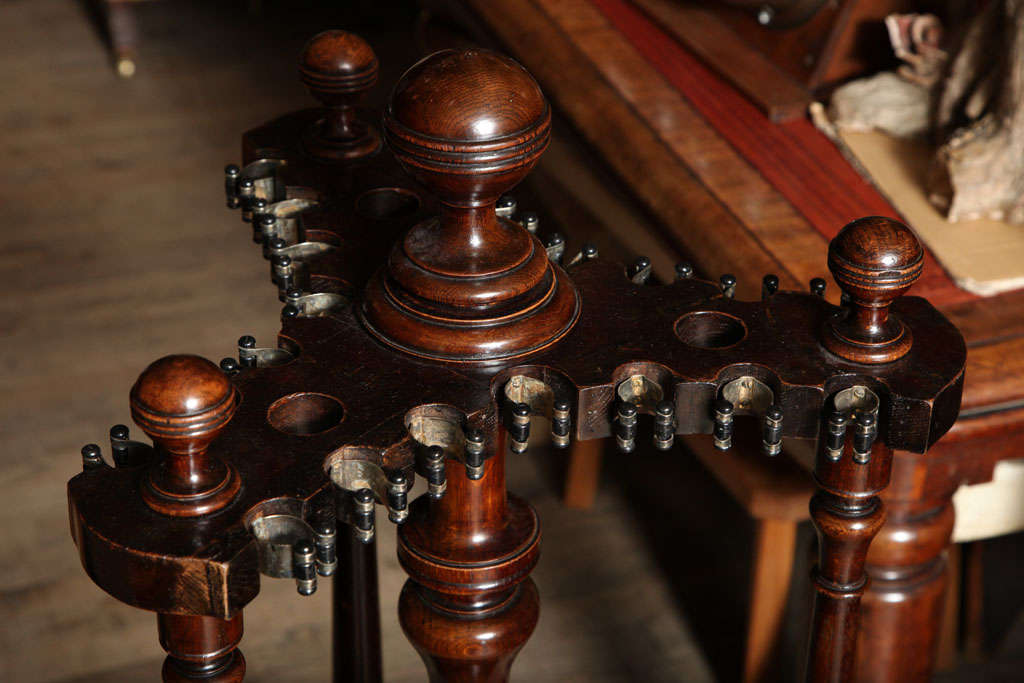 19th Century Mahogany Snooker Cue Stand