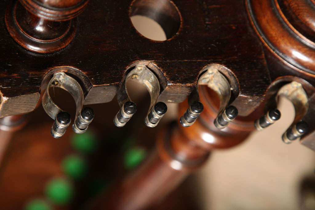 Mahogany Snooker Cue Stand 2