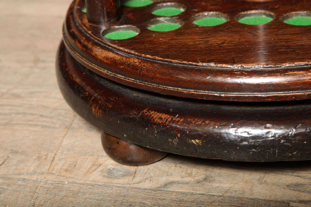 Mahogany Snooker Cue Stand 4