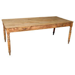 Rustic Pine French Table