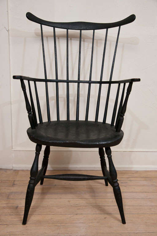 Important Rhode Island Windsor Armchair For Sale 4