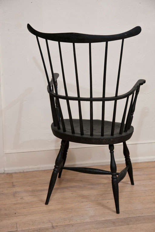 Important Rhode Island Windsor Armchair For Sale 3