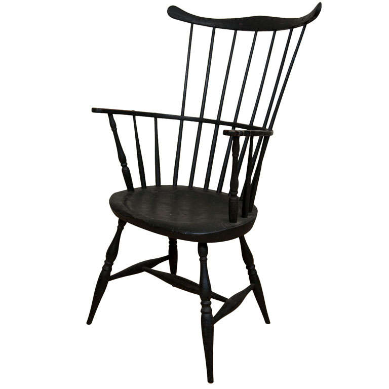 Important Rhode Island Windsor Armchair For Sale