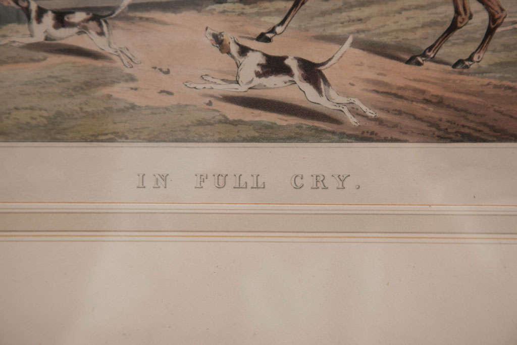 19th c. English Hunting Scene