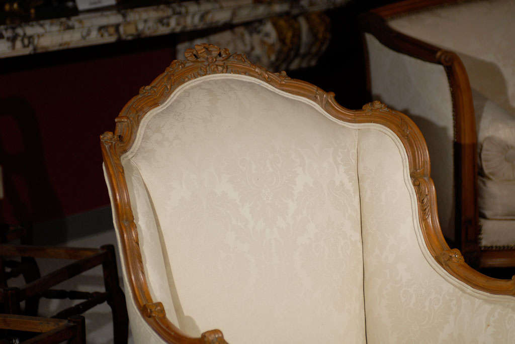 French Louis XV bergere For Sale