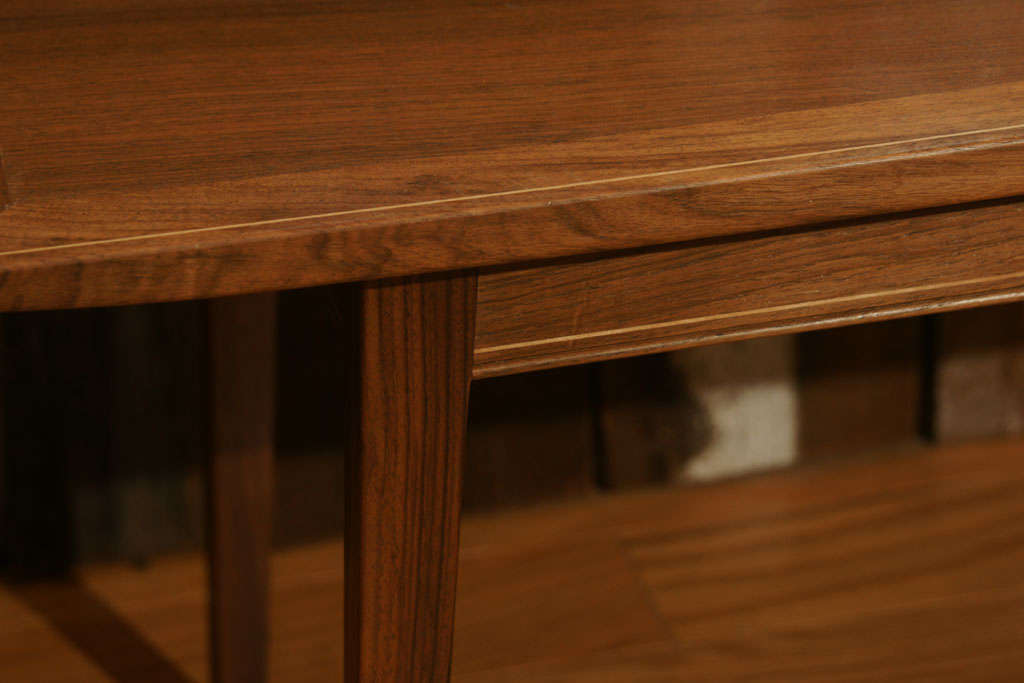 Edward Barnsley Designed Walnut and Sycamore Coffee Table For Sale at