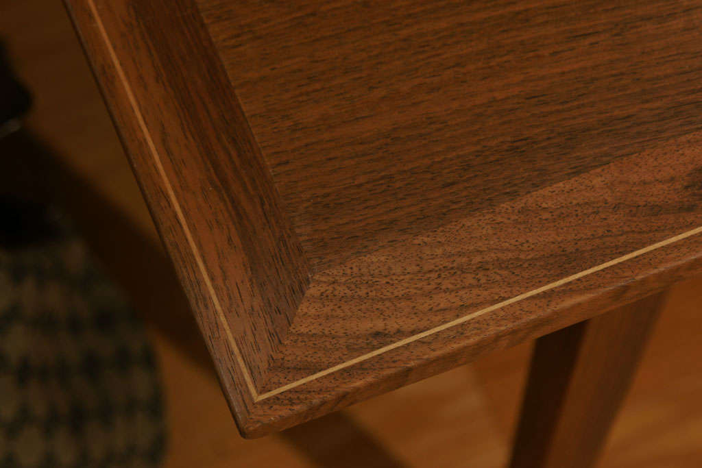 Edward Barnsley Designed Walnut and Sycamore Coffee Table For Sale at