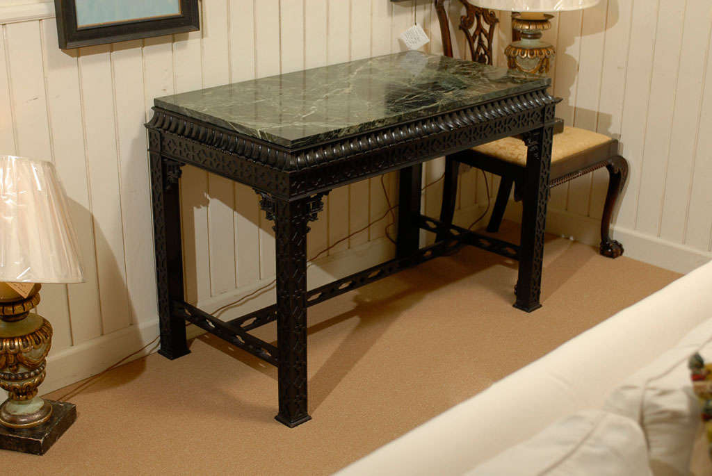 Marble Top Console Table