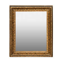 Antique An 18th Century Italian Carved and Gilded Mirror