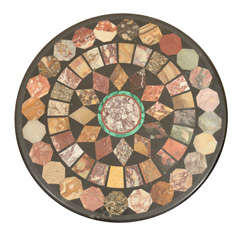 A Grand Tour Specimen Marble Roundel