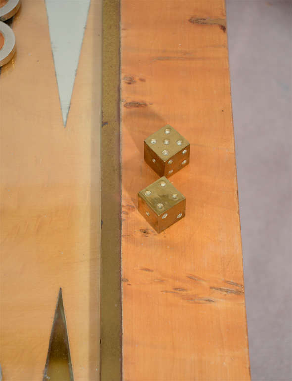 Mid Century Backgammon Table by Tomasso Barbi 4